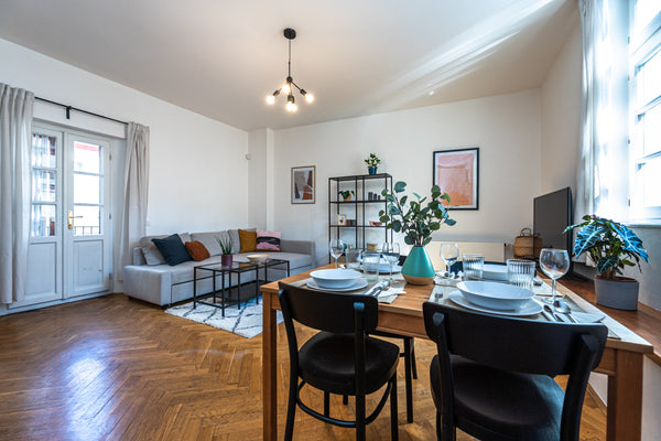 The apartment is located in the historic centre of Prague, is newly furnished. I Prague, Czechia Cozy two-storey duplex apartment Entire rental unit vacation rental 45732925