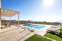 Villa Lefkopetra, the middle of the three Triopetra Blue Horizon Villas is a sea Chania, Greece Blue Horizon Villa Lefkopetra, 3 BD, pool Entire villa vacation rental 46017622