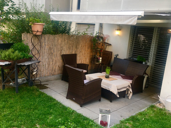Schöne Neubauwohnung mit 50qm Garten auf 1.Etage inklusive Lounge Ecke, Grillen  Vienna, Austria Schöne Wohnung mit Gartenterrasse Nähe Zentrum Entire condo vacation rental 18215562