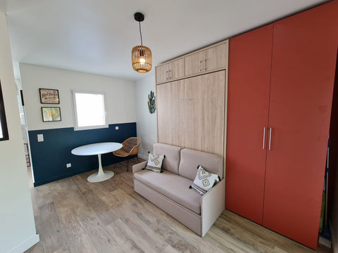 Très beau studio neuf et tout confort, situé au rez-de-chaussée d'une maison à T Talence, France STUDIO NEUF TALENCE 20 mn de Bordeaux Centre Entire rental unit vacation rental 50824689