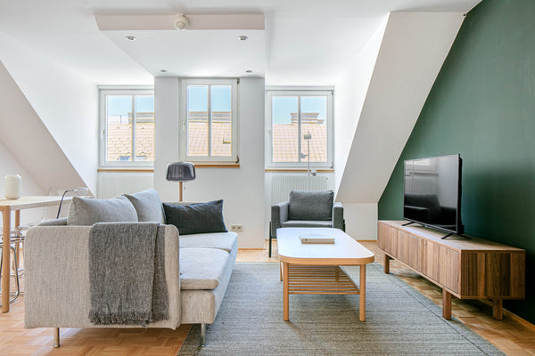 Show up and start living from day one in Vienna with this spacious one-bedroom B Vienna, Austria Wieden 1BR w/ Roof Terrace, nr City Center Entire rental unit vacation rental 49169158