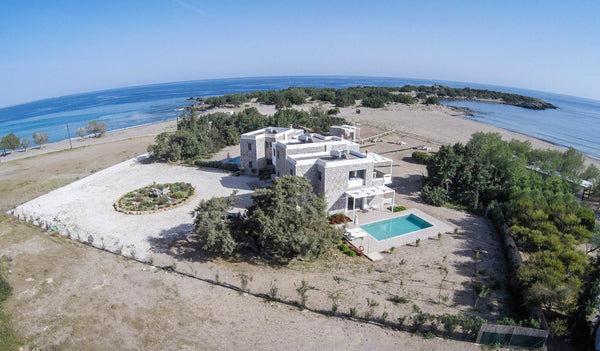 Villa Ammos is one of the three luxury villas of Cedar Bay  Villas complex. <br  Chania, Greece AMMOS-BEACHSIDE STONE VILLA -PRIVATE SWIMMING POOL Entire villa vacation rental 47731770