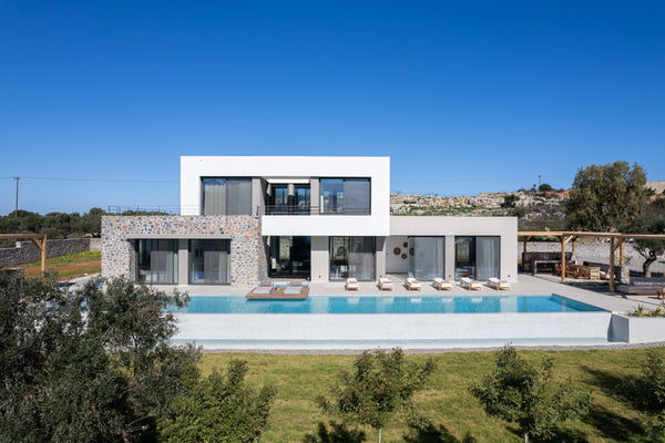 Newly built Villa al Sur showcases current architectural design which, combined  Rethimnon, Greece Villa al Sur -Modern boho design and cool ambience Entire villa vacation rental 572187002420659819