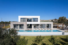 Newly built Villa al Sur showcases current architectural design which, combined  Rethimnon, Greece Villa al Sur -Modern boho design and cool ambience Entire villa vacation rental 572187002420659819