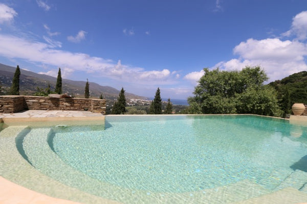 The villa sits on the slope of a lush hill, with stunning panoramic views of the Athens, Greece A Secluded Country Villa with pool Entire villa vacation rental 3966162