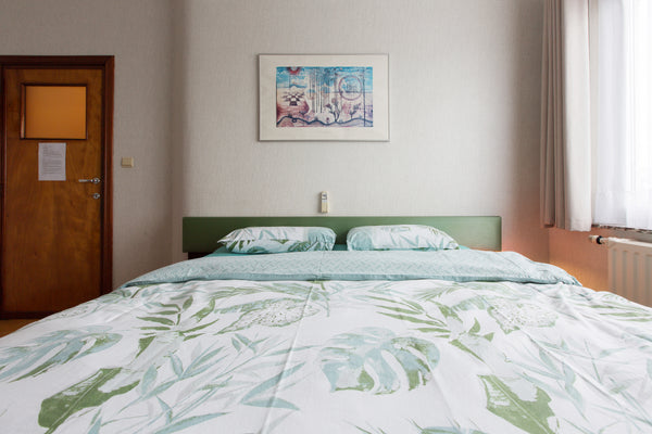 Spacious bedroom for 2 in a luminous 1950 “belle étage” house. Comfortable doubl Brussels, Belgium Cosy master bedroom with bathroom. Private room in home vacation rental 5746361