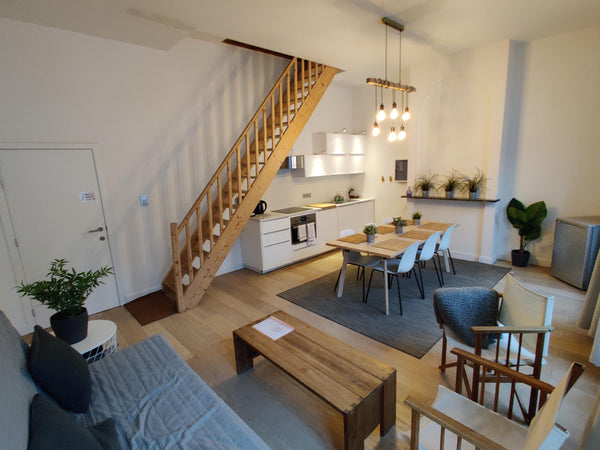 - Beautiful 18th century townhouse with grand staircase, high ceilings and hardw Ghent, Belgium Stylish Loft in Charming Townhouse in City Center Entire loft vacation rental 26090907