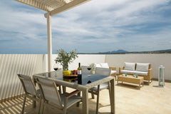 This brand new 80sqm 2 Bedroom Luxury 1st Floor Apartment has a 70sqm sunny Terr Rethimnon, Greece Luxury 2Bedroom Apartment 2Km from Beach sleeps 5 Entire condo vacation rental 18752728