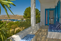 The house is quite isolated on the hill in a garden. Splendid view. Walking at 1  house in Lipsi Dodekannesus, Greece Entire home vacation rental 5809752