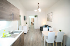 This cozy apartment is in the great location just behind the FLORENC metro/bus m Prague, Czechia SPACIOUS apartment in private - up to 5 people Entire rental unit vacation rental 16222554