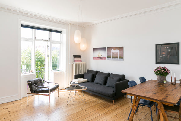 Our beautiful and sunny three room flat with two balconies is located in the coo Copenhagen, Denmark Beautiful family home 4 min from tube Entire rental unit vacation rental 3417214