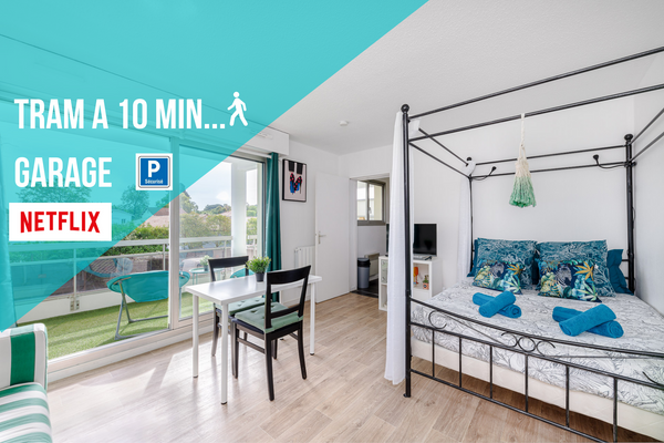 Pour vos séjours professionnels ou privés, venez profiter de ce très bel apparte Bordeaux, France Aux portes de Bordeaux★Le Parc★MindUrGuest Entire rental unit vacation rental 619614180592012908