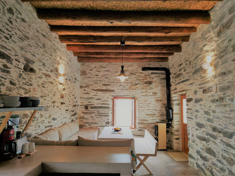 A renovated traditional stone house ideal for hikers! The house is located in th Greece "Konaki" Hikers Lodge by Andros Routes Cycladic home vacation rental 25335775