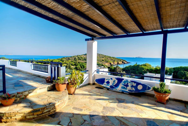 Spacious home with a beautiful view of St.Peter`s beach! The location is perfect  St.Peter`s spacious home Cycladic home vacation rental 35224761