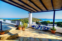 Spacious home with a beautiful view of St.Peter`s beach! The location is perfect  St.Peter`s spacious home Cycladic home vacation rental 35224761