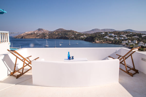 The Sunrise Bay is a private house situated just a few meters away from the Vrom Leros, Greece Sunrise Bay, near the beach, panoramic seaview. Cycladic home vacation rental 25716696