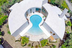 A five minute walk to Ialyssos beach, this  superb, unique villa has all the ing Maidstone, United Kingdom 5 mins to beach, unique circular design, private. Entire villa vacation rental 37264433