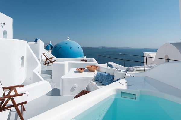 Located in the very heart of Oia, at a secluded position on the famous caldera o  Blue Dome Suite with Terrace & Outdoor Plunge Pool Entire guest suite vacation rental 36551669