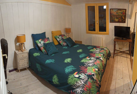 Nadine, hôte depuis 2016, loue  nouvelle chambre à l'étage avec salle d'eau et W Bègles, France Chambre, SDB et WC privatifs ,dans maison,jardin. Private room in home vacation rental 44320770