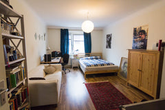 This is a shared flat with 3 seperate rooms, a bathroom, a kitchen and a toilet. Berlin, Germany Bright, quiet room nearby city centre Private room in rental unit vacation rental 23639132