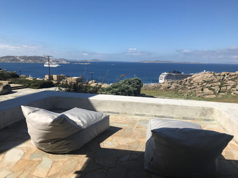 An awesome view, private and modern but cosy villa, situated in one of the best  Limassol, Cyprus Modern and cosy unique view villa Cycladic home vacation rental 18370923