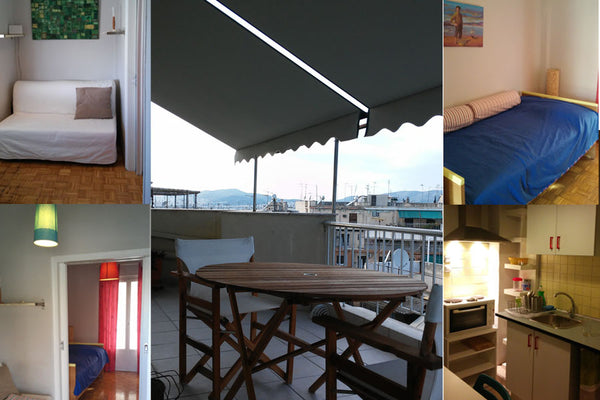 33 sq.m. on the 5th (last) floor of the building. It is suitable for 2 but can h East Attica, Greece Quite and sunny, central Athens Entire rental unit vacation rental 8498718