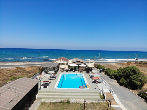 The beachfront Divina Apartments is located in Gouves  and features a swimming p  Divina Apartments 