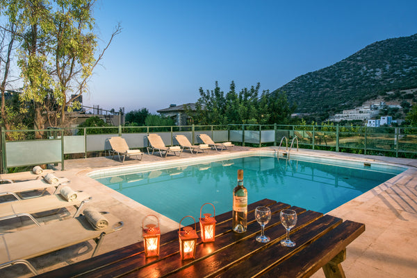 Villa Vlychada is a two level residence with magnificent sea views, terrace, bal  Villa Vlychada - Lux Home with Pool & Jacuzzi Entire villa vacation rental 560015027207561029