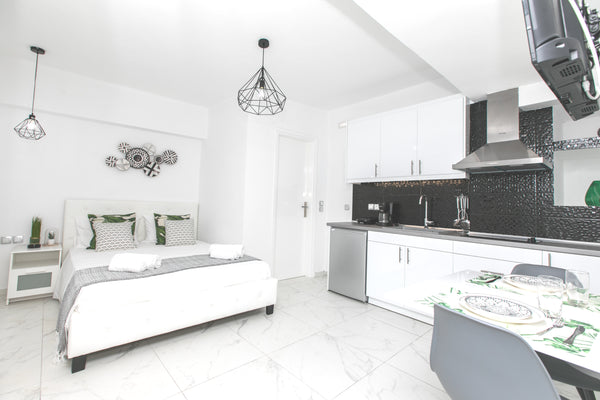 My new house is just 20mt from the biggest beach of the town and 500 mt from the Rethimnon, Greece KIKI'S NEW STUDIO Entire rental unit vacation rental 33712634