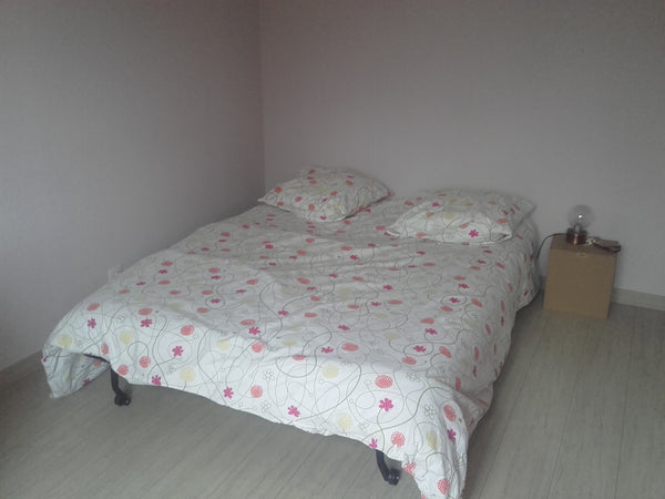 Bedroom with private bathroom in a family house. In a calm environment, next to  Bruges, France Bedroom with private bathroom- next Tramway C Private room in townhouse vacation rental 22556537