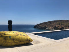 Minimal luxurious interiors with endless views to the Aegean Sea from every corn Athens, Greece Villa Toufi Sea Front One Bedroom Cycladic home vacation rental 27034984
