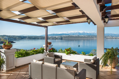 Alianthos Villa is very close to the beach,restaurants and dining, market,  fami Chania, Greece Sea front,amazing view, Alianthos Villa Entire villa vacation rental 13288105