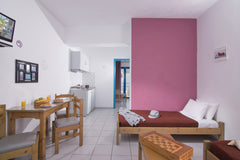 My place features a magnificent mountain view at the heart of the town of Herson Chersonisos, Greece Lovely  apartment with magnificent mountain view Entire rental unit vacation rental 19215834
