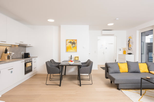 Step into this modern and stylish flat. Here you will find everything you need f Vienna, Austria Premium Terrace Suite Breitensee Entire serviced apartment vacation rental 703237840414106176