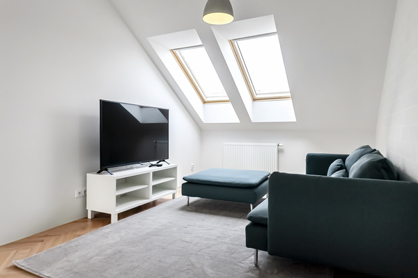 This brand new maisonette in modern clean design has 2 bedrooms with king-size b Prague, Czechia Brand new 3-bedroom maisonette with terrace Entire rental unit vacation rental 50212458