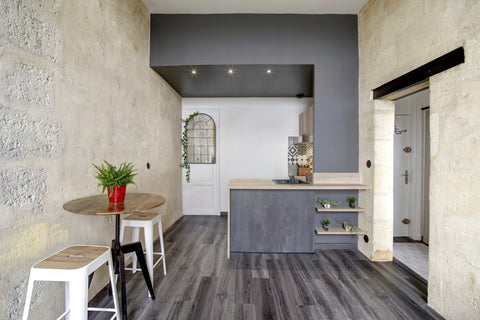 This splendid 32 m2 apartment is located in an 18th century stone building on th Bordeaux, France LE PORT DE LA LUNE - Panoramic view of the Docks Entire rental unit vacation rental 35904491