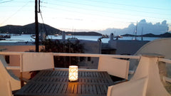 A boutique apartment designed for 2-4 guests (spacious living room containing so  Naousa's Sunset Cycladic home vacation rental 27329808