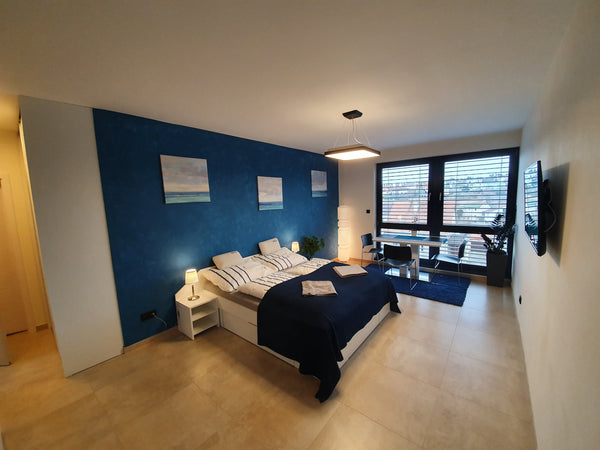 A brand new small comfy studio in a quiet residential area in west part of Pragu  A brand new studio, PB Residence Prague Entire rental unit vacation rental 41318073