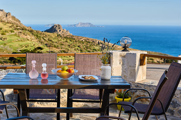 This stonebuilt traditional house will fascinate you and offer the most relaxing Rethimnon, Greece Traditional stonehouse,Lybian sea view,South Crete Entire home vacation rental 48051096