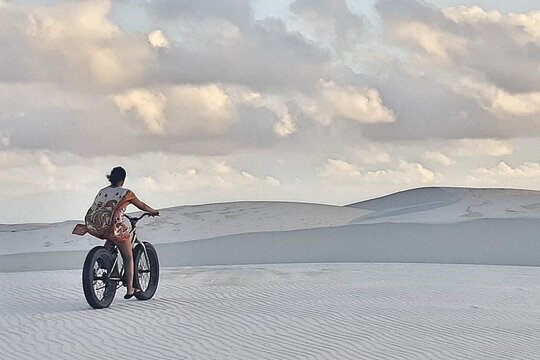 Fatbike tour in Lençóis Maranhenses  Private Tours and Travel Guide America Fortaleza CITY Barreirinhas Destination Tour