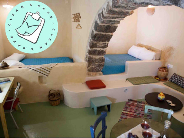 Rural Residence “ANNA” is an authentic, restored stone Cretan rural house built  Greece 【CUTE】ANNA Residence | Kitchen | WiFi Entire rental unit vacation rental 20560072