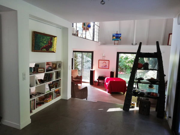 Jolie chambre, dans une villa d'architecte toute rénovée, que nous occupons dans Mérignac, France Chambre Zen dans Villa près centre de Mérignac Private room in home vacation rental 21605471