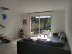 Maison de ville de 80 m2 à proximité immédiate du tram.  Tout confort. Logement  Bordeaux, France Chambre privée Private room in townhouse vacation rental 43567201