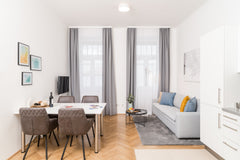 In the 22nd district of Vienna, this bright and modern furnished apartment await Vienna, Austria Stadlau Live Apartment top 11 + top 10 Entire serviced apartment vacation rental 34701728