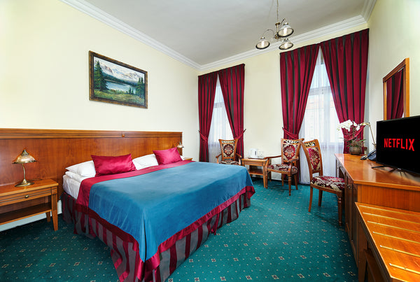 This quite Superior room is located in the heart of Prague City Center, only a f  Deluxe Room in the heart of Prague, Parking option Room in boutique hotel vacation rental 50390942