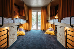 Finally, enough space for all of you in our quadruple dorm. There is enough spac  Vierbettbude Friends Room in hotel vacation rental 47462801