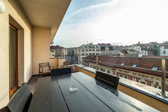 This 136m2 flat benefits from a 15m2 terrace, big lounge, dining area, kitchen,  Czechia Great Terrace in Big, Central Flat Entire rental unit vacation rental 12464359