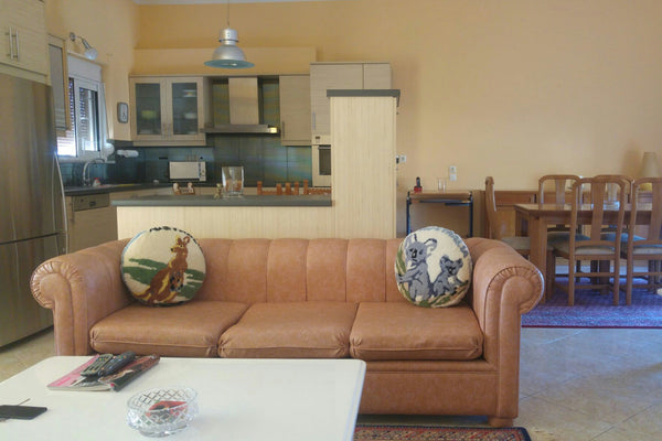 This 2 bedroom apartment on the first floor of a family home is situated in the  Chania, Greece Lightfull and spacious apartment close to Chania Entire home vacation rental 29432272