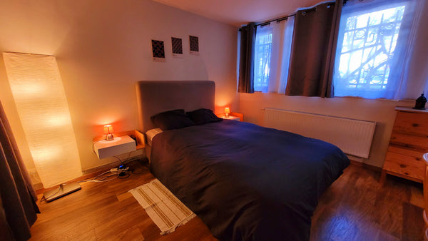 Stunning studio with ensuite bathroom and toilet available in our co-renting hou Brussels, Belgium EU Traveller room with ensuite bathroom & toilet Private room in home vacation rental 50696244