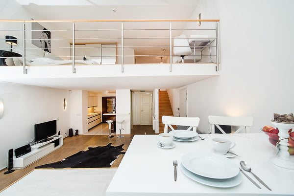 Enjoy a touch of luxury in in the center of town. Take your beloved one and spoi Prague, Czechia Elegant Snow White Loft with Jacuzzi and Garage Entire rental unit vacation rental 17084536
